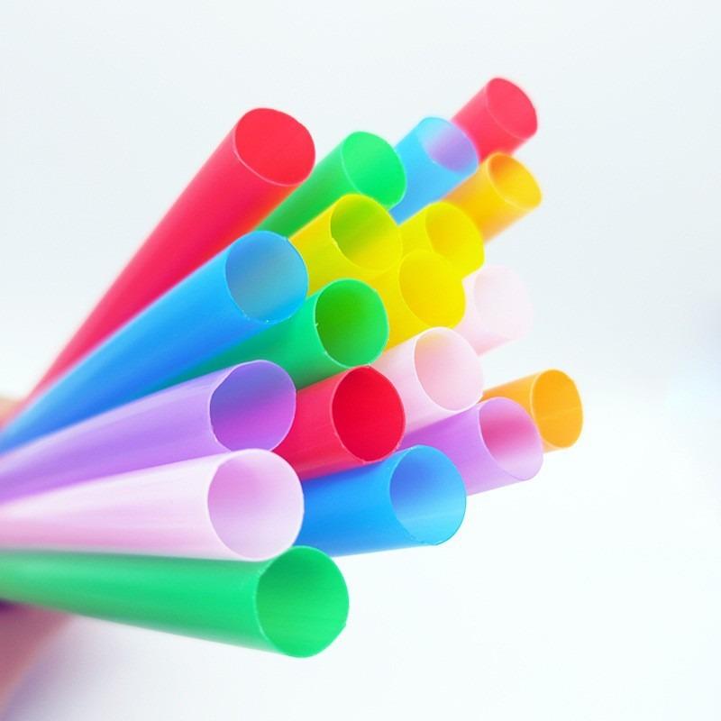 100pcs 210x11mm Bubble Tea Plastic Straws for Drinks Slush Big Straw Milkshake Straws Plastic Straws Plastic
