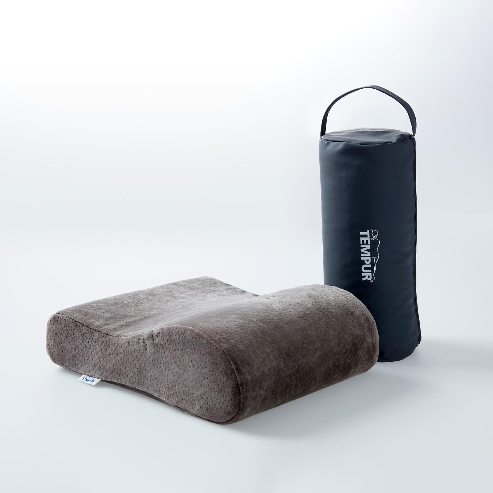 

Tempur Travel W x D x T x Pillow, Gray, Approx. 9.9 12.5 2.7 D, 2.7 3.2 D, 2.7 D, 3.2 D, 3.7 ... серый