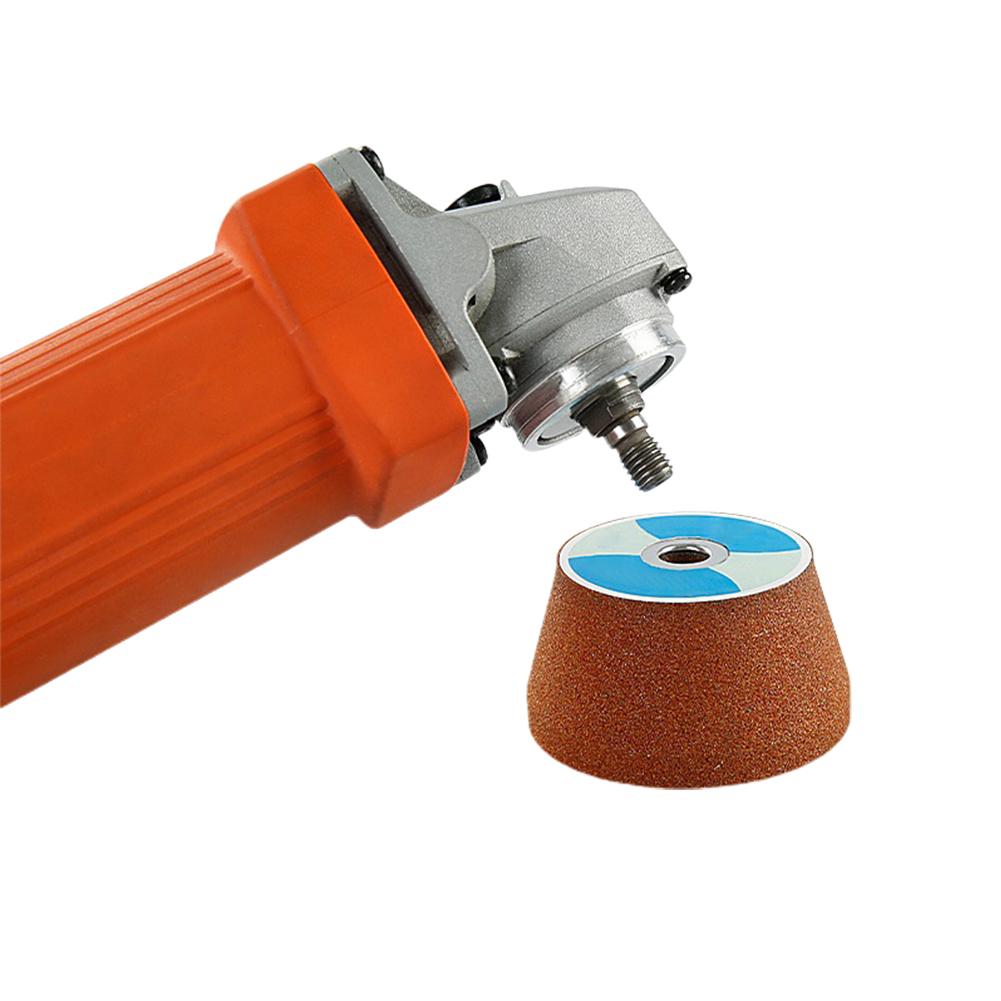 1pc Polishing Wheel Emery Cup White Corundum Grinding Wheel For 100 Type Angle Grinder Grinding Polishing Trimming Power Tools