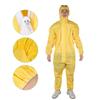 3085T Yellow Protective Coverall Anti Static Chemical Acid Alkali Oil Protection Suit(XXL)