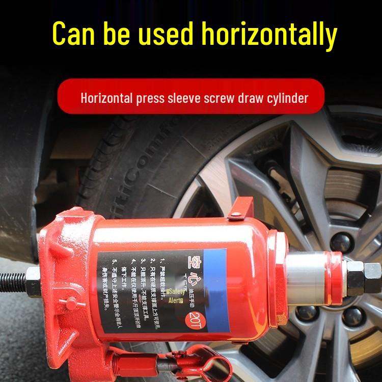 Hand-Operated Vertical Hydraulic Jack: 2 Ton Car, 5 Ton Truck Lifting Accessories