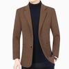 Mężczyźni Jesień Formalne Ubrania Marynarki Płaszcze Kaszmir Biznesowe Casualowe Marynarki Kurtki Męskie Slim Fit Marynarki Męska Odzież 4XL