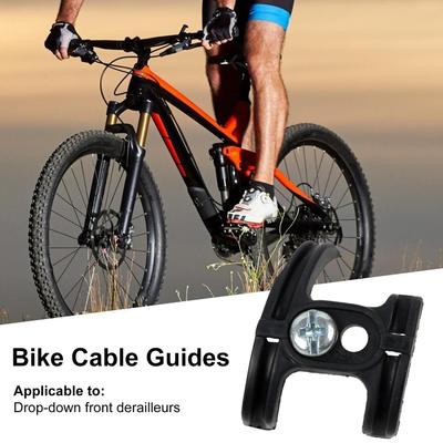 Bike Brake Cables Clips Bike Cable Clips Anti Friction Clamp With Screws Management Frame For Outdoor Mountain Cycling Riding