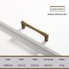 Vintage And Minimalist Antique Nickel Color Copper Brown Furniture Handles Cabinets Drawers Wardrobes Door Handles