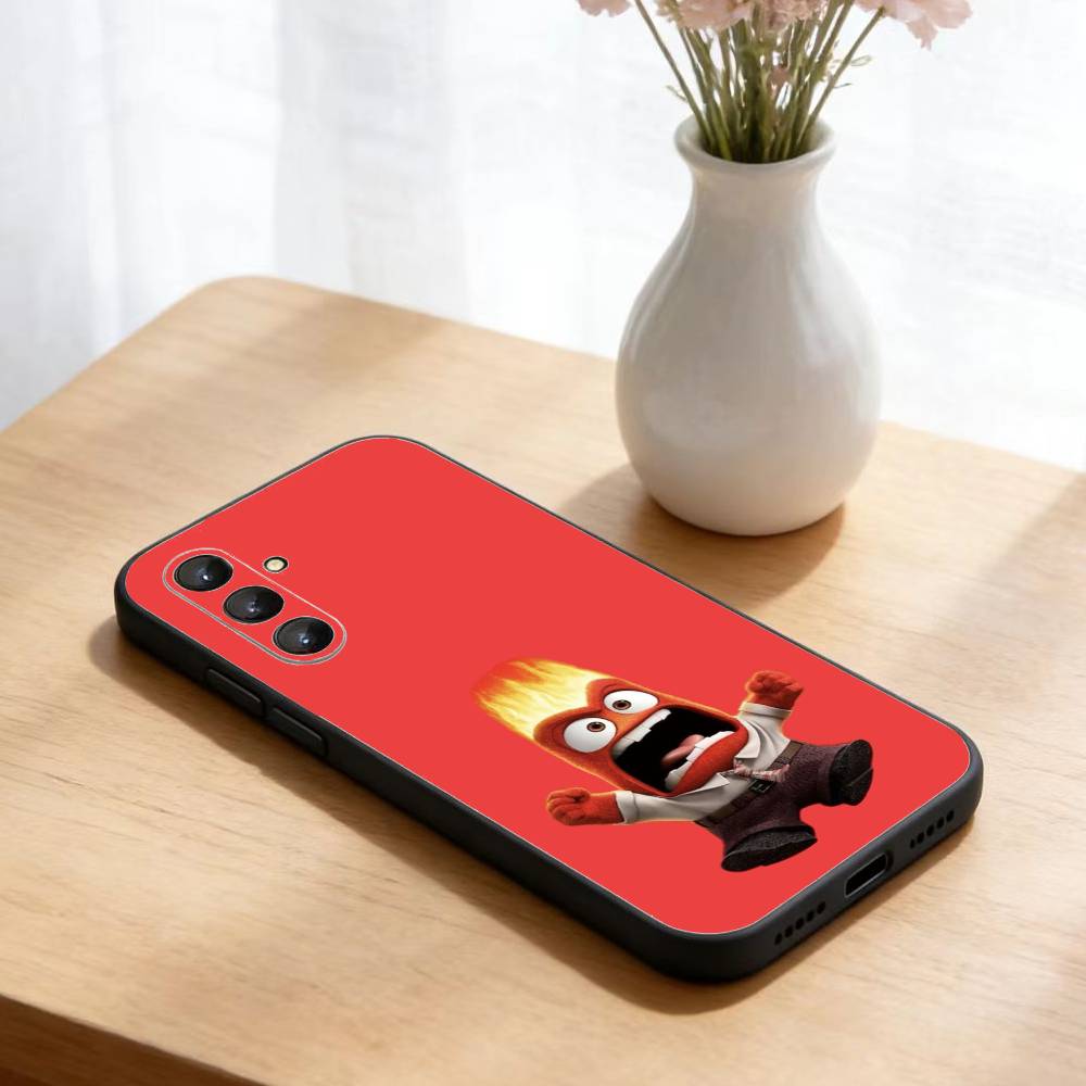 Adventure Anime Inside Out  Phone Case For Samsung Galaxy A73,A21s,A22,A31,A52,A53,A71,A41Soft Black Shell
