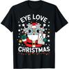 Optometrist Christmas Tree Glasses Costume Santa Optometry T Shirts Men Humor Streetwear Tee Short Sleeve Unisex Loose Clothing