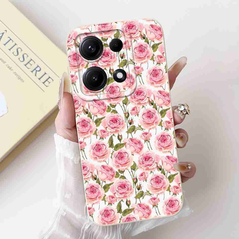 Simple Silicone Case For Redmi Note14S 4G Cute Panda Rabbit Shockproof Back Cover Note14 For Xiaomi Redmi Note 14 14S Cases