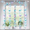 4PCS Butterfly Garland Butterfly Birthday Decorations 3D Iridescent Butterfly Hanging Garland for Graduation Wedding Birthday Fairly Baby Shower