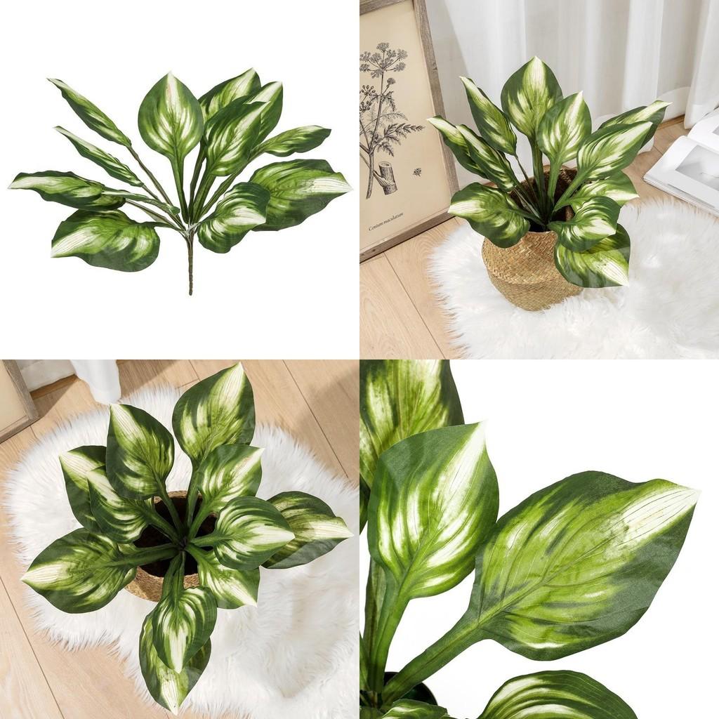 Plastic Viola Japonica Var Stenopetala Leaf For Garden Supplies Decoration