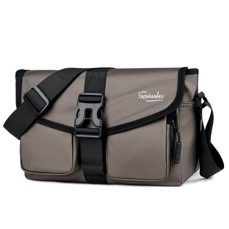 

Large Capacity Commuter Men s Bag Outdoor Multifunctional Oxford Waterproof Shoulder Crossbody Bag хакі
