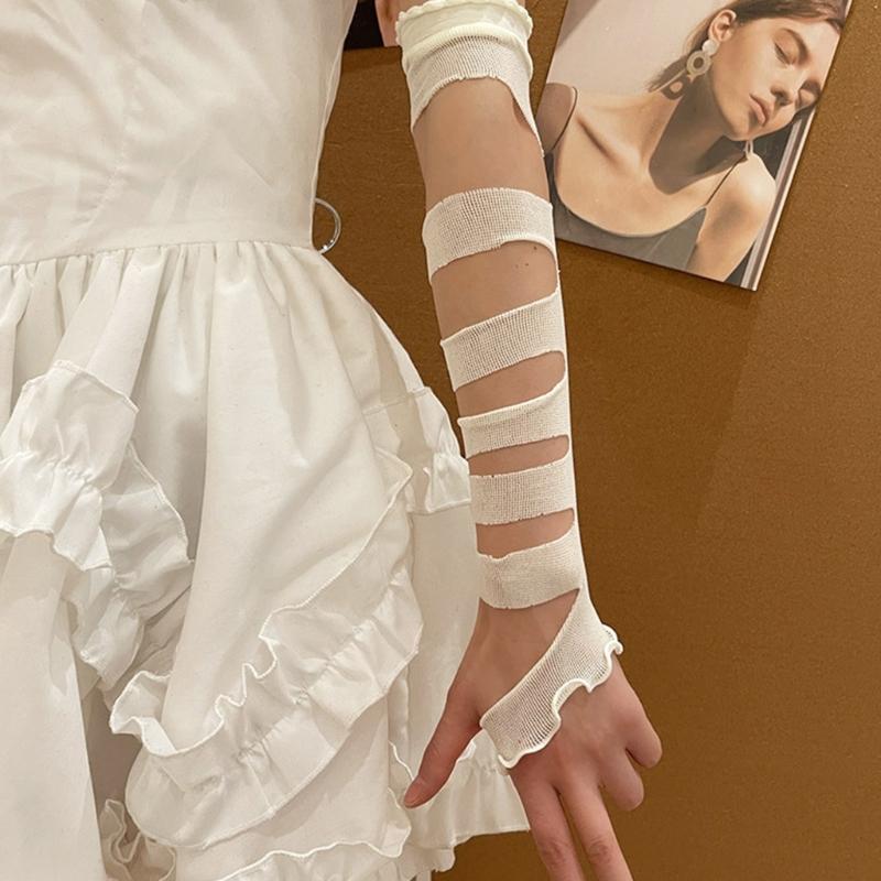Bandages Gloves for Animation Event Subcultures Arm Sleeves Teens Girl Arm Cover