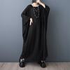 DIMANAF New 2026 Summer Plus Size Women Elegant Lady Long Dress Vintage Black Floral Jacquard Lace Loose Oversize Maxi Clothing