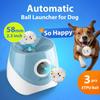 Dog Ball Thrower Launcher Ball Launcher for Dogs with 3Tennis Ball Interacive Dog Toys Fun Indoor Outdoor Adjustable Distance
