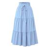 Bohemian A- Line Skirt Long Dress Bohemian A Word Flowy Layered Half-Length Skirts
