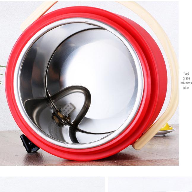 Dual-Layer Stainless Steel Insulated Bucket for Food, Milk Tea, Soup, Boiling Water, and Coffee.