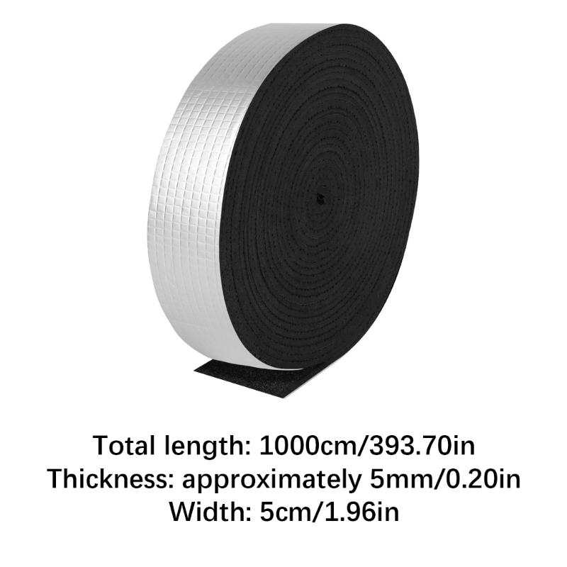 2 Rolls 32.81FT Winter Pipeline Insulation Tape Adhesive Pipe Wrap Tape Outdoor Indoor Winter Freeze Protections