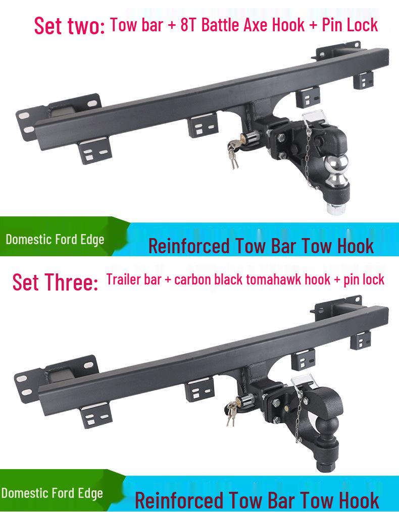 Ford New Edge Trailer Hitch Bumper Guard & Detachable Towing Hook