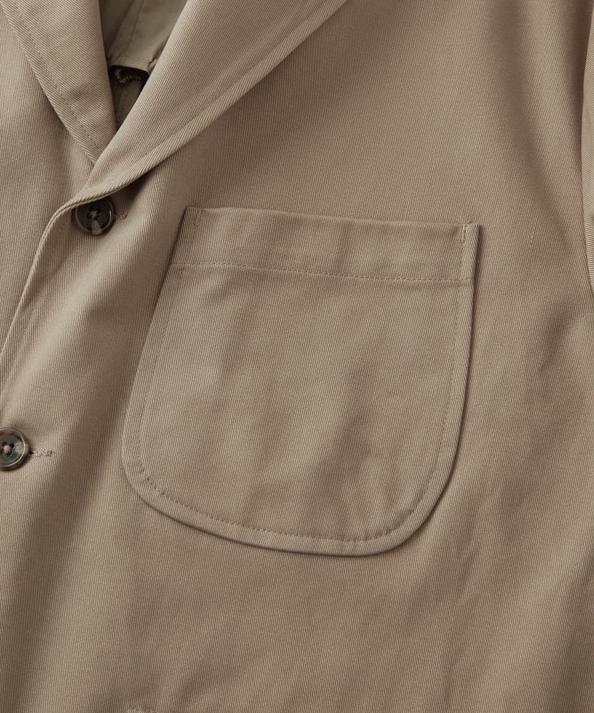 Outstanding High Density Cotton Classic 3Button Jacket_Beige