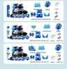 Kids' Inline & Ice Skates Set for Ages 3-15 - Beginner Rollerblades for Boys & Girls