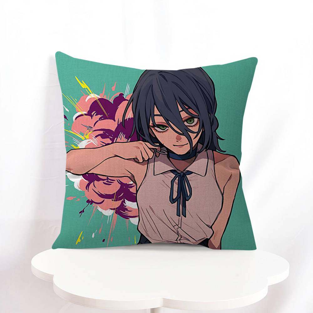 

R-Reze Anime Cushion Cover Pillow Cover Decor Pillowcase Printed Cushion Case For Couch 16x16Inch