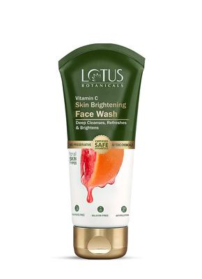 Nettoyant Visage Éclaircissant Lotus Botanicals | Vitamine C | Sans Sulfates, Sans Silicones & Sans Produits Chimiques | Convient à Tous les Types de Peau | 100ml