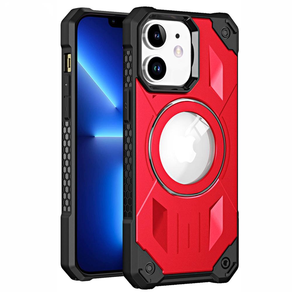 iPhone 11 Case, Heavy Duty, for MagSafe, Red