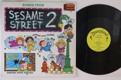 LP Record CHILDRENS TELEVISION WORKSHOP  Songs From Sesame Street 2 1343 DISNEYLAND 1972 Canada Childrens Used
