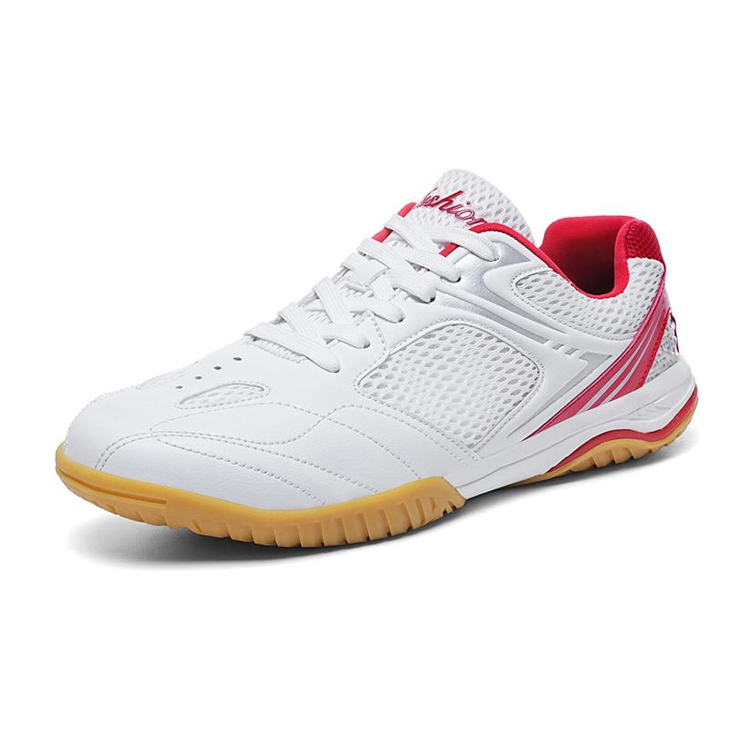 Badminton Shoes Men Training Sports Shoes Indoor and Ooutdoor Anti Slip Wear-resistant Mesh Breathable Table Tennis Tennis Shoes