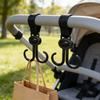 Multi Function Cart Hanger Heavy Duty Shopping Bike Hook for Parents Travel Bag Organizer Stroller Luggage Carrier Accessory