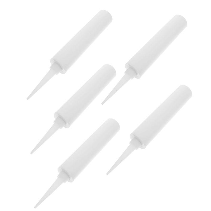 Easy Use Home Maintenance Must-Have: 5 Plastic Nozzles For Caulking, Latex Caulk Application, Leakproof Design