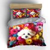 Floral Pet Bedding Set Multiple Sizes Kid'S And Adults' Bedroom Exquisite 3Pc Bedding Set, Gift