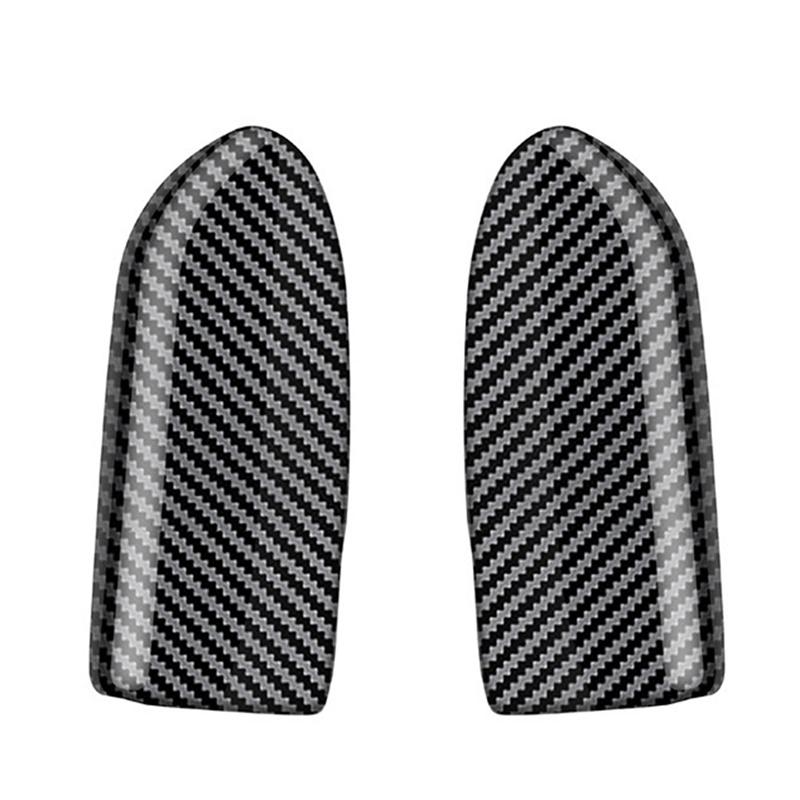 A28G-Car Door Armrest Protective Cover For Suzuki SPACIA 2024 SPACIA MK04 Series Door Armrest Trim Carbon Fiber Pattern