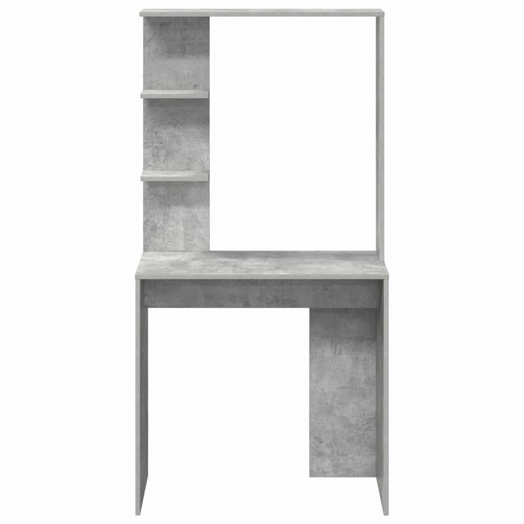 Concrete Grey Desk 78.5 x 37 x 154.5 cm Particleboard