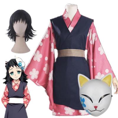Kochou Shinobu Cosplay Κοστούμια Anime Kimetsuu no Yaiba Cosplay Γυναικεία Στολή Shinobu Cosplay Uniform Halloween