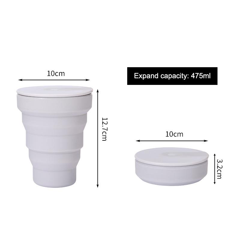 

Силиконовый стакан для воды для занятий спортом на открытом воздухе, дорожная портативная складная кружка, дорожный многофункциональный выдвижной стакан для полоскания рта