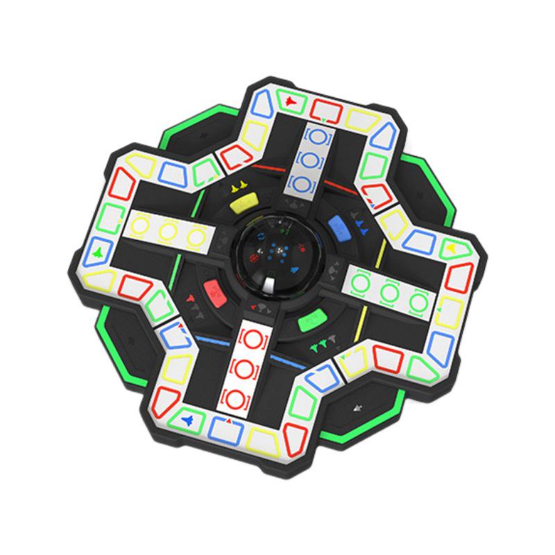 Cross-Border Smart Educational Flying Chess Game: Interactive Single/Multi-Player Board Game for Adults & Children