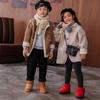 "2024 Kids' Snow Boots: Warm Velvet Winter Shoes for Boys & Girls"