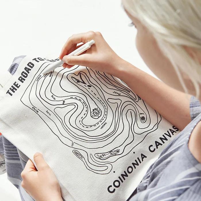 Maze Canvas Bag