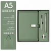 Promo  Business Luxury A5 Diary Bottle Set Customizable PU Leather A5 Notebook Gift Set With Pen Thermal Mug and USB
