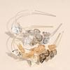 Butterfly Hollow Butterfly Headband Gold Double Layer Headband Fashion Tiara Hair Band  Women Use