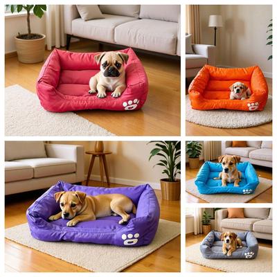 Lit pour animaux de compagnie imperméable et résistant aux déchirures toutes saisons pour chiens et chats