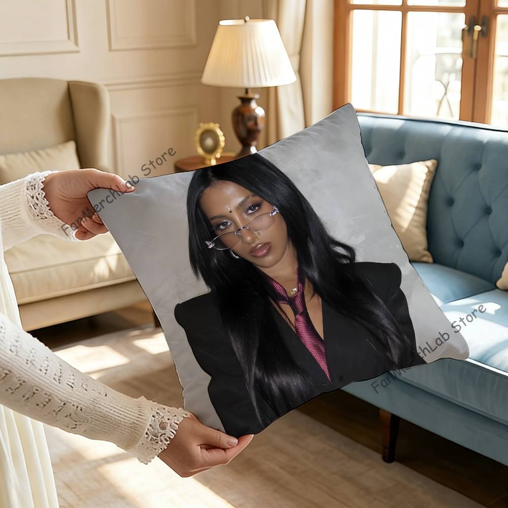Singer LLara Raj Pillow Case For Sofa Decor Car Office Room Printing Cushion Cover Decorations and Protector