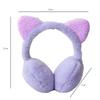 Cute Kitty Animal Earmuffs Foldable/Unfoldable Ear Warmers Winter Warm Plush Outdoor Ear Covers