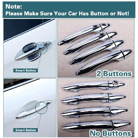 For Kia K3 Cerato ABS Chrome Trim Doors Handle Covers Accessories Stickers Car Styling 2010 2011 2012 2013 2014 2015 2016