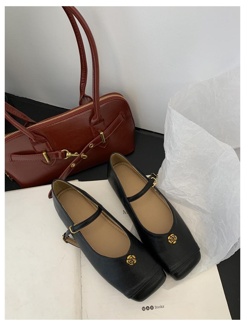 

2025 Новые Летние Балетки Женские С Квадратным Носком Неглубокие Балетки Слипоны Повседневные Лоферы Мягкие Мэри Джейн Мокасины Женские Mujer 35 чёрный