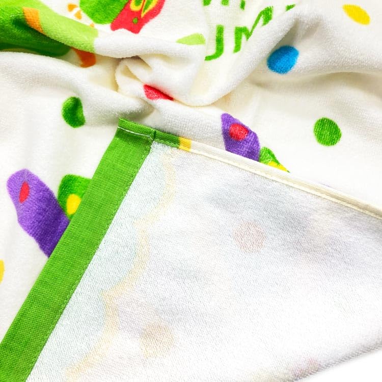 Hayashi Very Hungry Bath Yum Character Bath Swimming Towel "The Caterpillar" Towel, Yum, 061755, Towel, Towel,