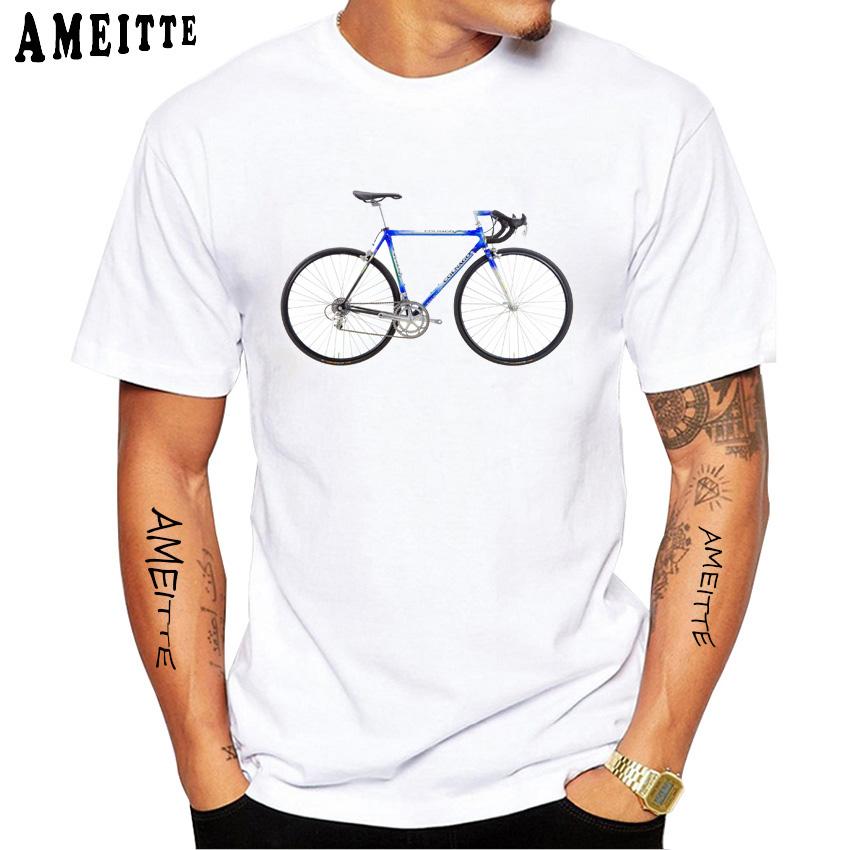 Colnago Master Mexico Saronni Road Bicycle Classic Print T Shirt Men S Short Sleeve Bike