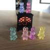 30pcs Frosted Bunny Beads Set, Assorted Colors Straight Hole Rabbit Beads For DIY Jewelry Making Bracelet, Necklace, Keychain, Bag Charm Accessories