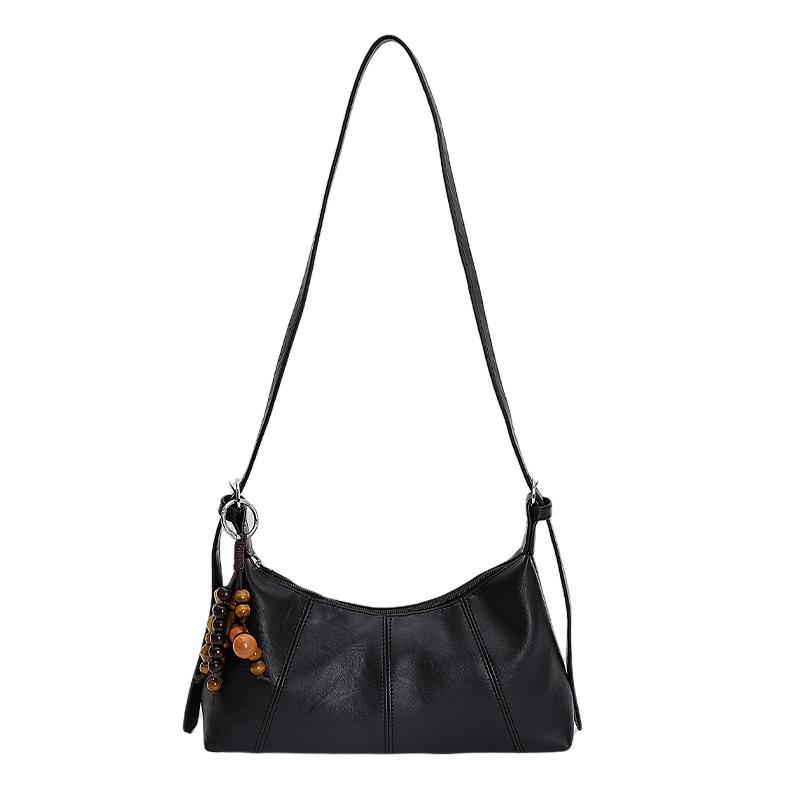 

Retro underarm bag women s 2025 autumn and winter new fashion niche trendy versatile shoulder bag commuter messenger bag чёрный