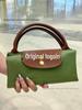 High-Quality Dragon-Inlaid Cowhide Travel Bag: Large, Lightweight, Waterproof Nylon Shoulder Handbag